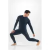Set intimo tecnico da uomo Viking Meriboo Man Set in merino, blu navy, L