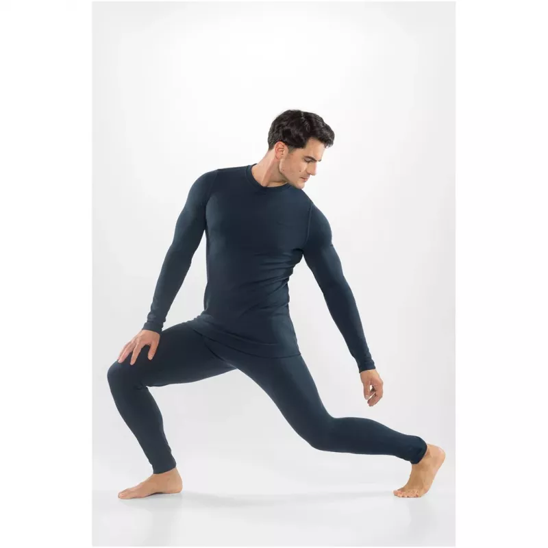 Set intimo tecnico da uomo Viking Meriboo Man Set in merino, blu navy, L