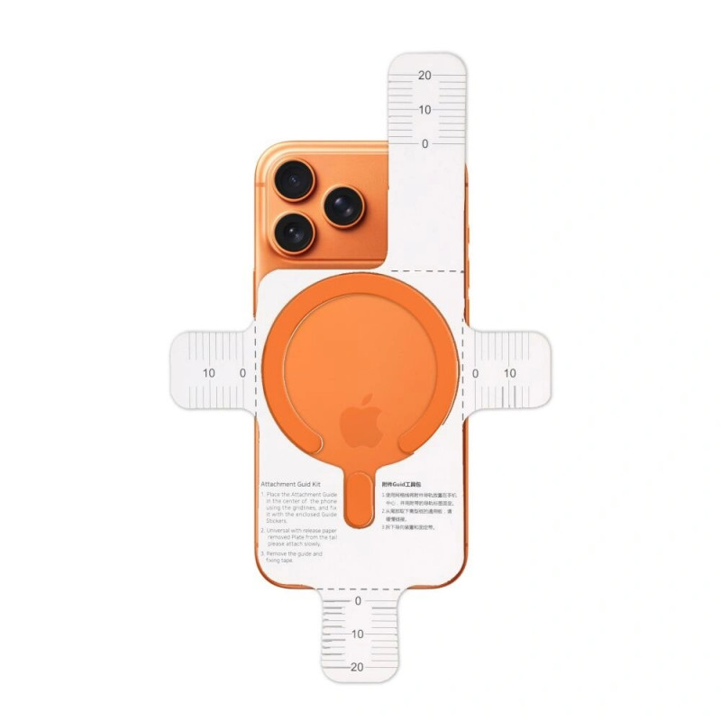 Tech-Protect MMP-200 Anello magnetico MagSafe, arancione cosmico