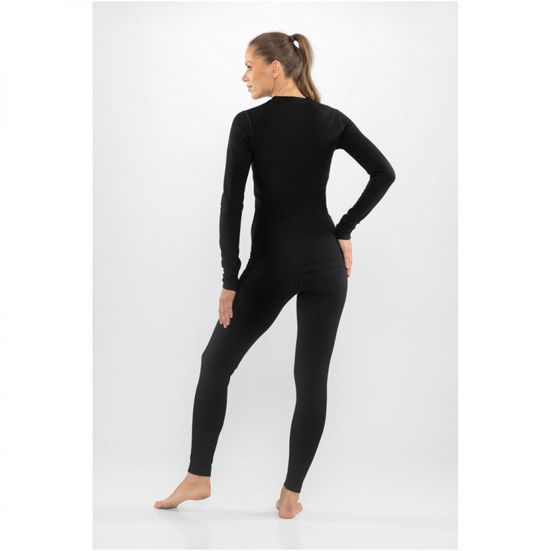 Set intimo termico da donna Viking Meriboo Lady Set Merino, nero, L