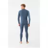 Set intimo tecnico da uomo Viking Meriboo Man Set in merino, blu navy, M
