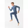 Set intimo tecnico da uomo Viking Meriboo Man Set in merino, blu navy, M