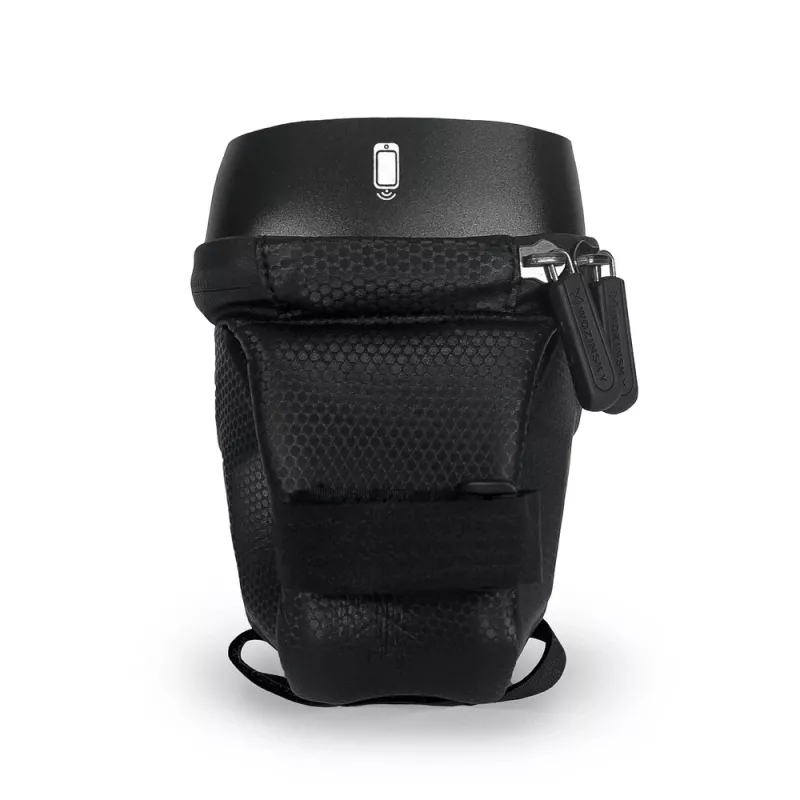 Borsa da telaio per bici Wozinsky WBB28BK con custodia per telefono, 1,7 L, nera