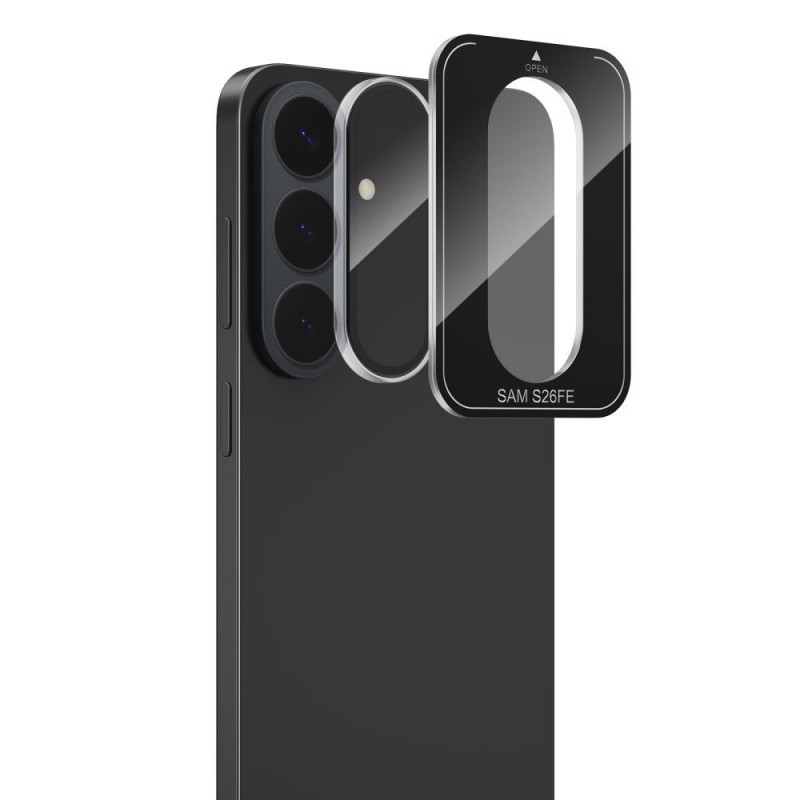 Protezione per fotocamera Tech-Protect Camring Fit+ per Samsung Galaxy S26 FE, trasparente