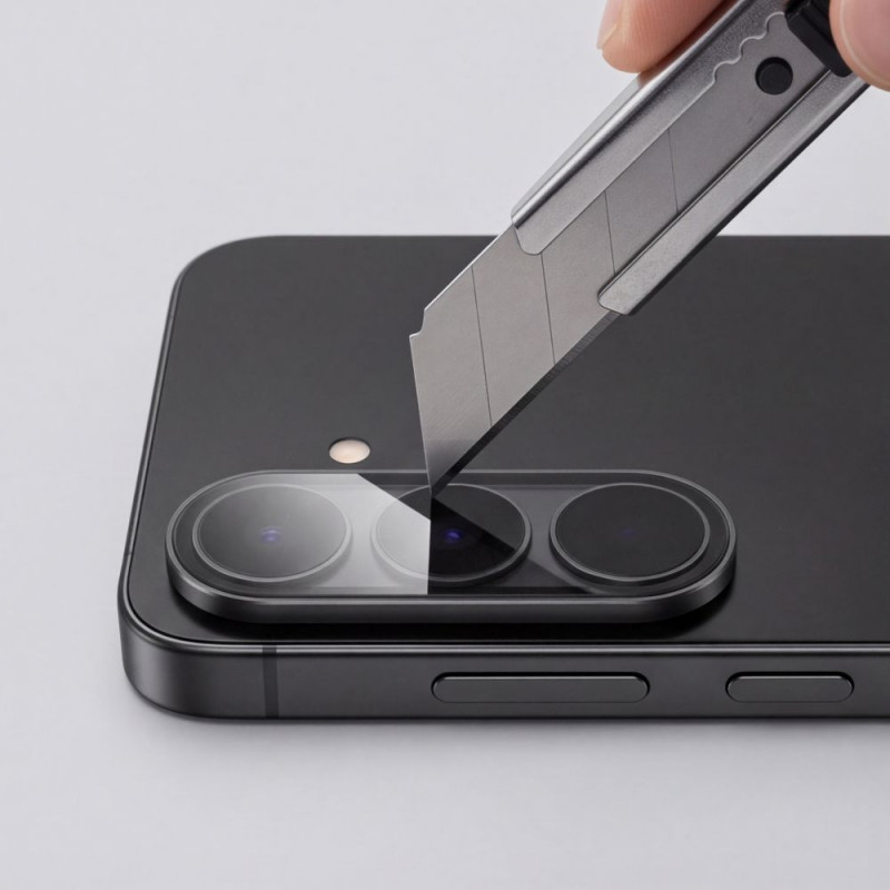 Protezione per fotocamera Tech-Protect Camring Fit+ per Samsung Galaxy S26 FE, trasparente