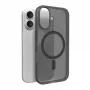 Custodia in silicone MagSafe Puro Daylight per iPhone 16 Plus, nera
