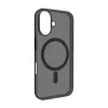 Custodia in silicone MagSafe Puro Daylight per iPhone 16 Plus, nera