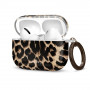 Custodia Tech-Protect Lamano per Apple AirPods Pro 3 con moschettone, Exotic Touch (nera e marrone)