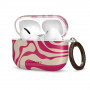 Custodia Tech-Protect Lamano per Apple AirPods Pro 3 con moschettone, Flamingo Bloom (rosa e beige)