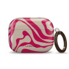 Custodia Tech-Protect Lamano per Apple AirPods Pro 3 con moschettone, Flamingo Bloom (rosa e beige)