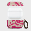 Custodia Tech-Protect Lamano per Apple AirPods Pro 3 con moschettone, Flamingo Bloom (rosa e beige)