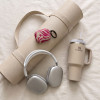 Custodia Tech-Protect Lamano per Apple AirPods Pro 3 con moschettone, Flamingo Bloom (rosa e beige)
