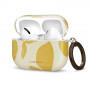 Custodia Tech-Protect Lamano per Apple AirPods Pro 3 con moschettone, Lemon Haze (gialla e bianca)