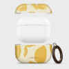 Custodia Tech-Protect Lamano per Apple AirPods Pro 3 con moschettone, Lemon Haze (gialla e bianca)