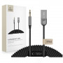 Adattatore audio Tech-Protect Ultraboost AU04 Bluetooth 6.0 con AUX 3,5 mm, grigio