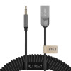 Adattatore audio Tech-Protect Ultraboost AU04 Bluetooth 6.0 con AUX 3,5 mm, grigio