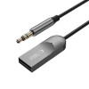 Adattatore audio Tech-Protect Ultraboost AU04 Bluetooth 6.0 con AUX 3,5 mm, grigio