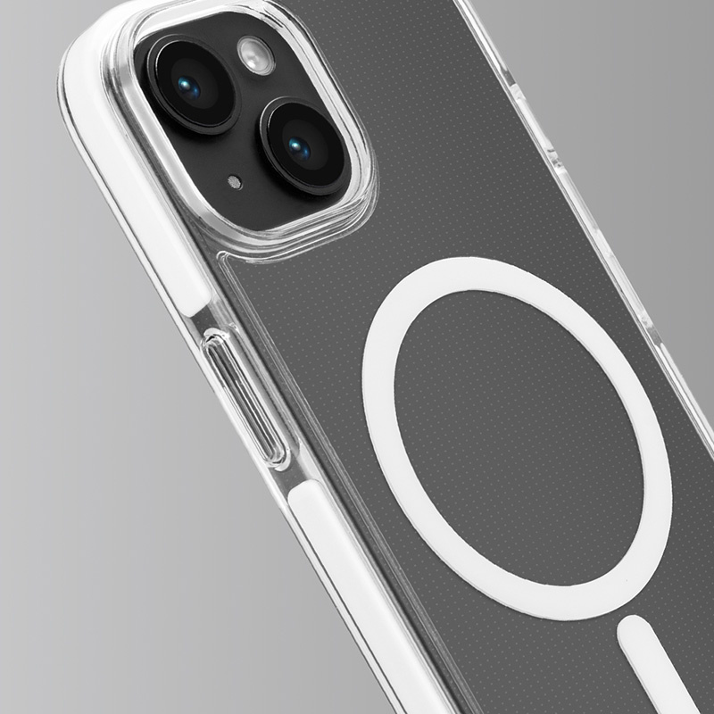 Custodia MagSafe Puro LITEMAG PRO per Apple iPhone 15, trasparente