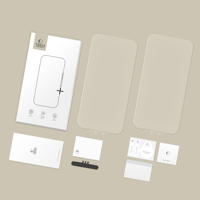 Pellicola in idrogel Tech-Protect Hydro Flex+ per Motorola Edge 70 Fusion / 70 Fusion+ 5G, trasparente (2 pz)
