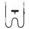 Set di cinghie per telefono Tech-Protect C10S Rope a tracolla e da polso, nero/titanio