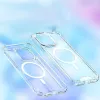 Custodia Hurtel Clear Corner Case MagSafe per iPhone 16 Plus, trasparente