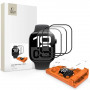 Vetro ibrido Tech-Protect Easy Set Flex+ per Apple Watch 4 / 5 / 6 / SE 1 / 2 / 3 44 mm, nero (3 pz)