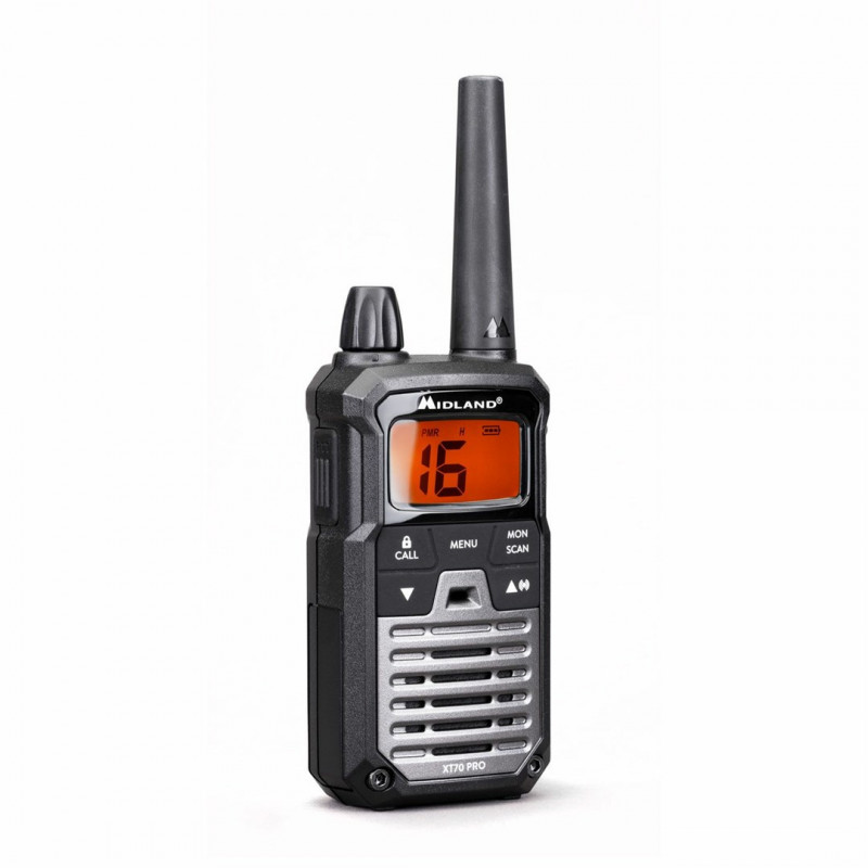 Midland XT70 Pro Duo Walkie Talkie, nero