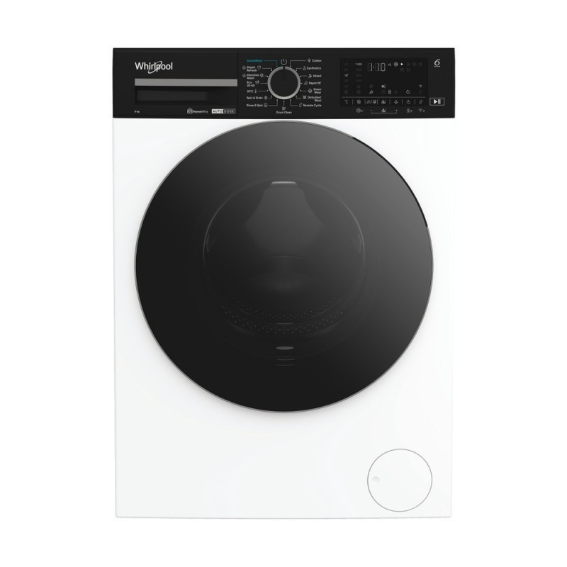 Lavatrice a carica frontale Whirlpool WPM 87W ADS EE, 8 kg, 1400 RPM, bianca
