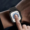 Tech-Protect Glass Ring Vetro Temperato per Apple Watch Ultra 49 mm, Argento e Nero (2 pz)
