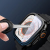 Tech-Protect Glass Ring Vetro Temperato per Apple Watch Ultra 49 mm, Argento e Nero (2 pz)