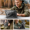 Custodia per tablet Tech-Protect Kevlar Pro per Samsung Galaxy Tab S9 11.0 / S10 FE / S10 Lite 10.9 (X710 / X716B / X520 / X526 / X400 / X406B), nera