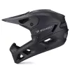 Casco integrale per bici Wozinsky con visiera rimovibile, 60-62 cm, nero
