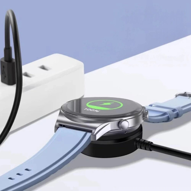 Cavo di ricarica magnetico Tech-Protect MC03 UltraBoost USB-A 100 cm per Samsung Galaxy Watch, nero