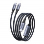 Cavo USB-C 2in1 UGREEN L533, USB-C a 2x USB-C PD 140W, 2 m, nero