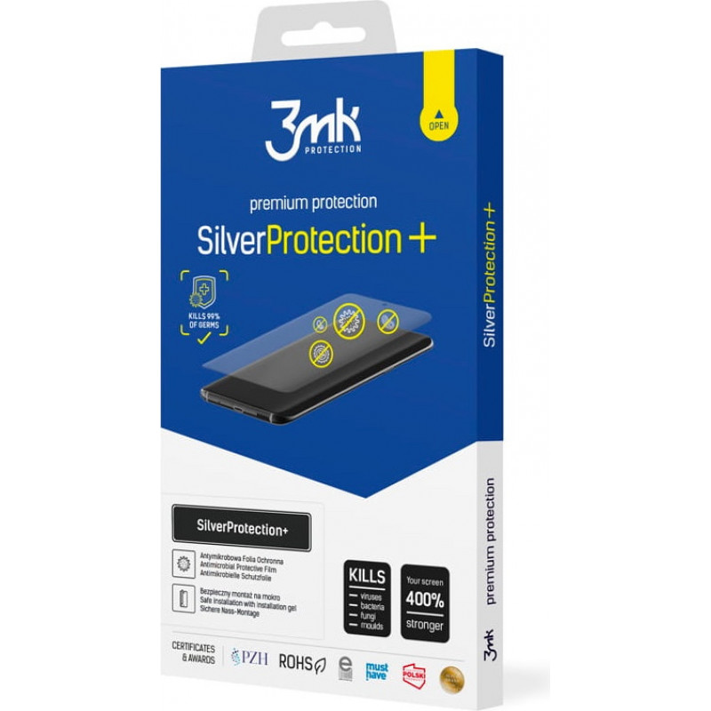 Pellicola protettiva per schermo antimicrobica 3MK Silver Protect+ per Apple iPhone 14 Plus / 15 Plus