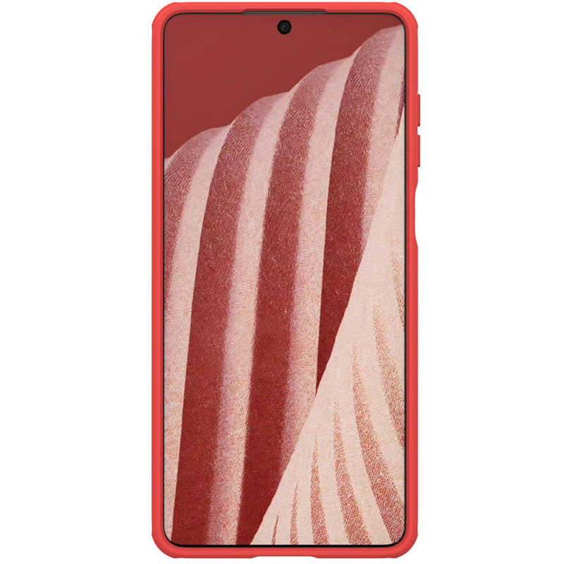 Custodia Nillkin Super Frosted Shield Pro per Samsung Galaxy A73, rossa