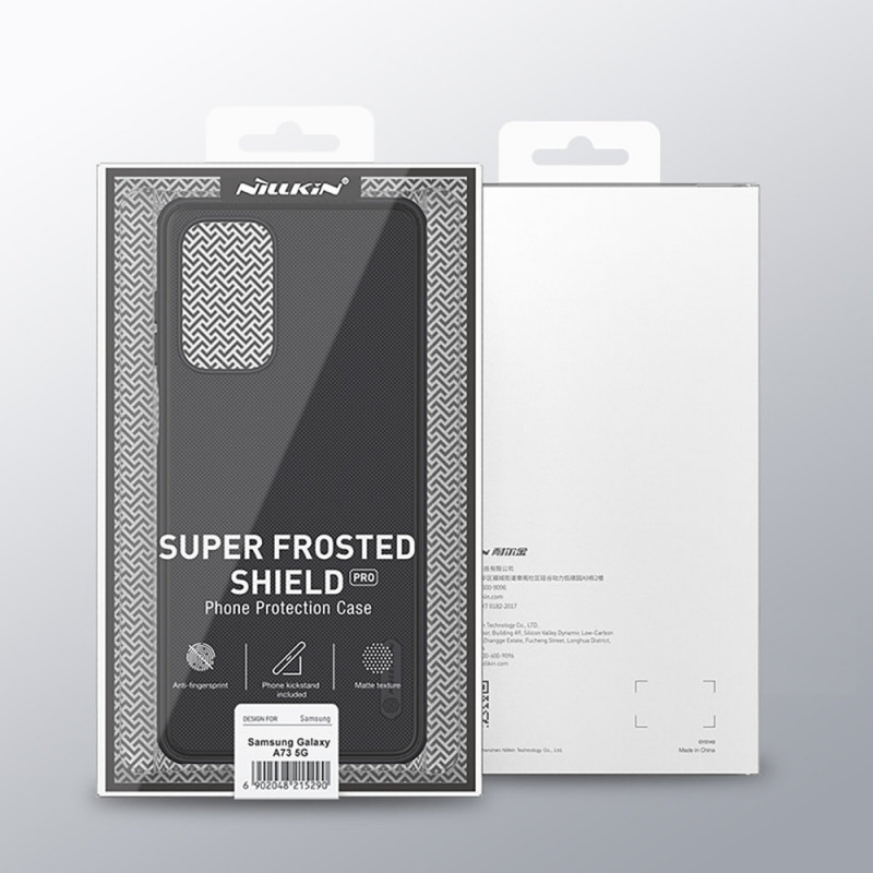 Custodia Nillkin Super Frosted Shield Pro per Samsung Galaxy A73, rossa