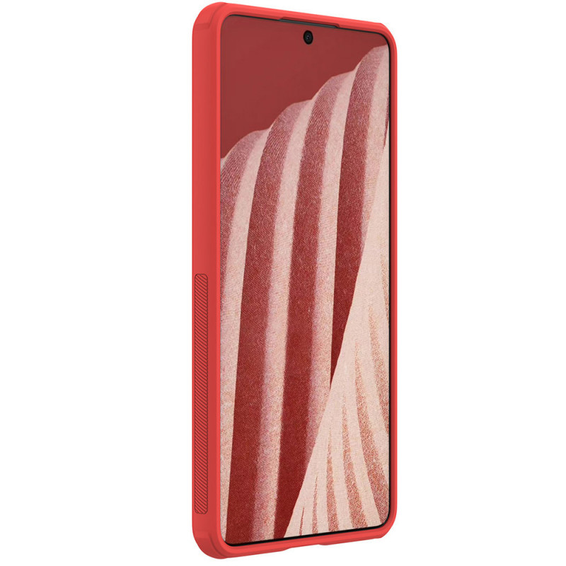 Custodia Nillkin Super Frosted Shield Pro per Samsung Galaxy A73, rossa