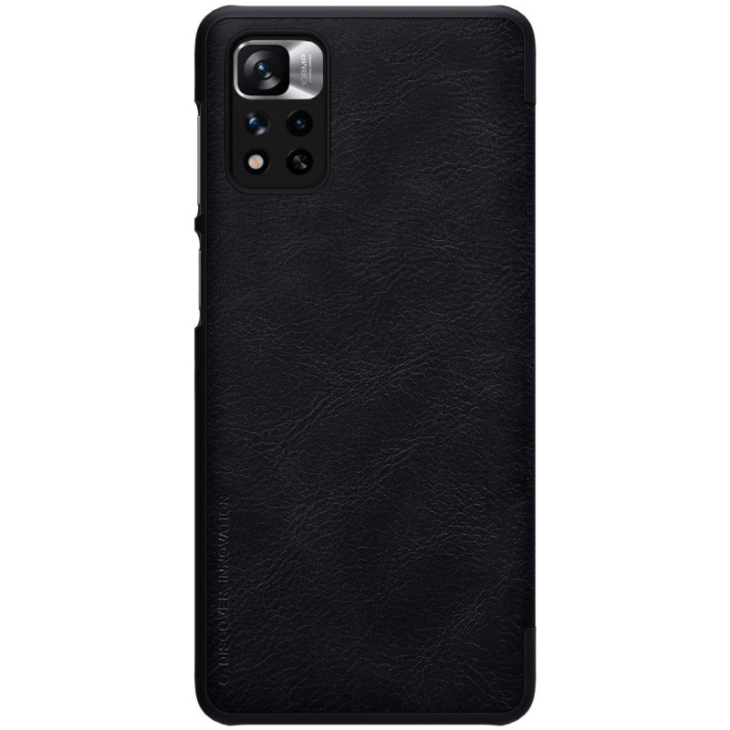 [CR] Custodia Nillkin Qin per Xiaomi Mi 11i HyperCharge / Redmi Note 11 Pro (China), nera (reso cliente)