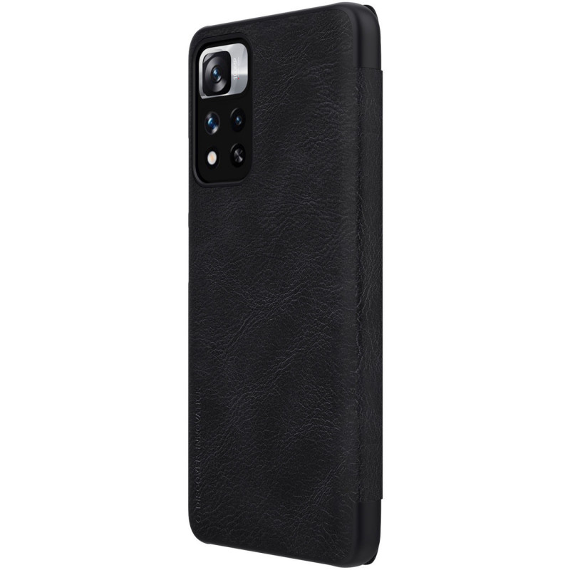 [CR] Custodia Nillkin Qin per Xiaomi Mi 11i HyperCharge / Redmi Note 11 Pro (China), nera (reso cliente)