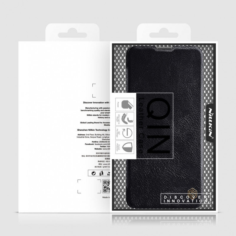 [CR] Custodia Nillkin Qin per Xiaomi Mi 11i HyperCharge / Redmi Note 11 Pro (China), nera (reso cliente)