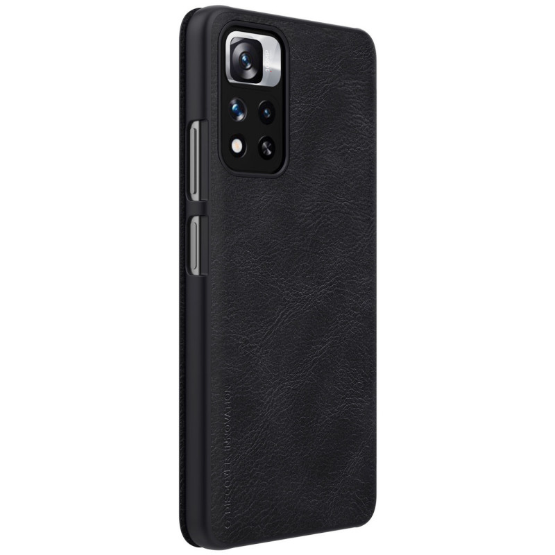 [CR] Custodia Nillkin Qin per Xiaomi Mi 11i HyperCharge / Redmi Note 11 Pro (China), nera (reso cliente)