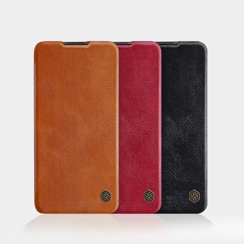 [CR] Custodia Qin Nillkin per Xiaomi Redmi Note 9T 5G, marrone (reso cliente)