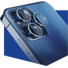Vetro protettivo per lenti della fotocamera 3MK Lens Protection Pro per Apple iPhone 14, 3MK3951, argento