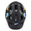 Casco per bici MTB da bambino Wozinsky con visiera rimovibile, taglia XS (48-52 cm), nero