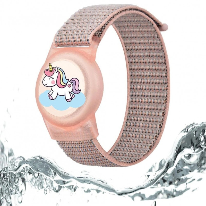 Cinturino Tech-Protect Nylon For Kids per Apple AirTag 1 / 2, Magic Pony