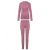 Set intimo donna Viking Gasher Lady Set Merino, rosa, L