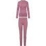 Set intimo donna Viking Gasher Lady Set Merino, rosa, M