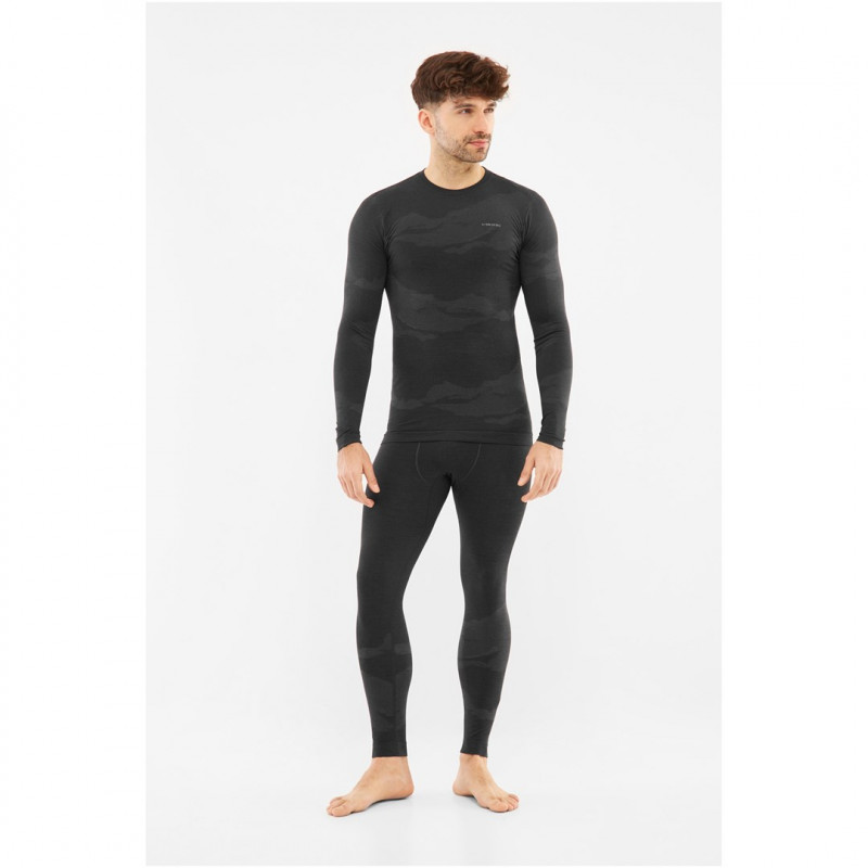 Set intimo termoattivo da uomo VIKING Gasher Man Set Merino, taglia M, nero