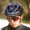 Casco per bici Rockbros HC-58C-M 55–58 cm, blu camaleonte